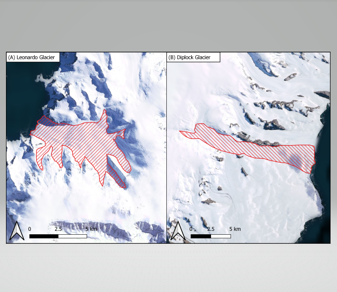 This study investigated the significance of aspect on the thickness of two glaciers with opposing aspects on the Antarctic Peninsula. Using film photography from 1957, and digital photographs 2009/2016, to build digital elevation models, used to measure change in volume, slope profile, and extent over time. The findings indicate aspect to be of local significance, with observed thinning on the west coast and shrinking on east coast. Furthermore, the contribution of westward facing glaciers to ice mass loss is expected to increase, due to increasing oceanic and air temperatures.